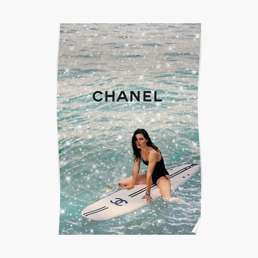 Brand new Chanel sparkle poster